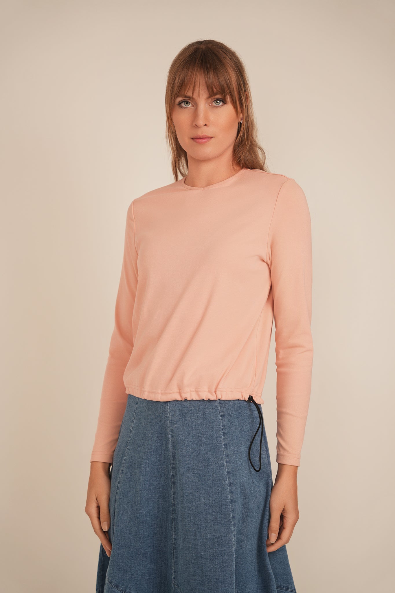 V Neck Bungee Tee