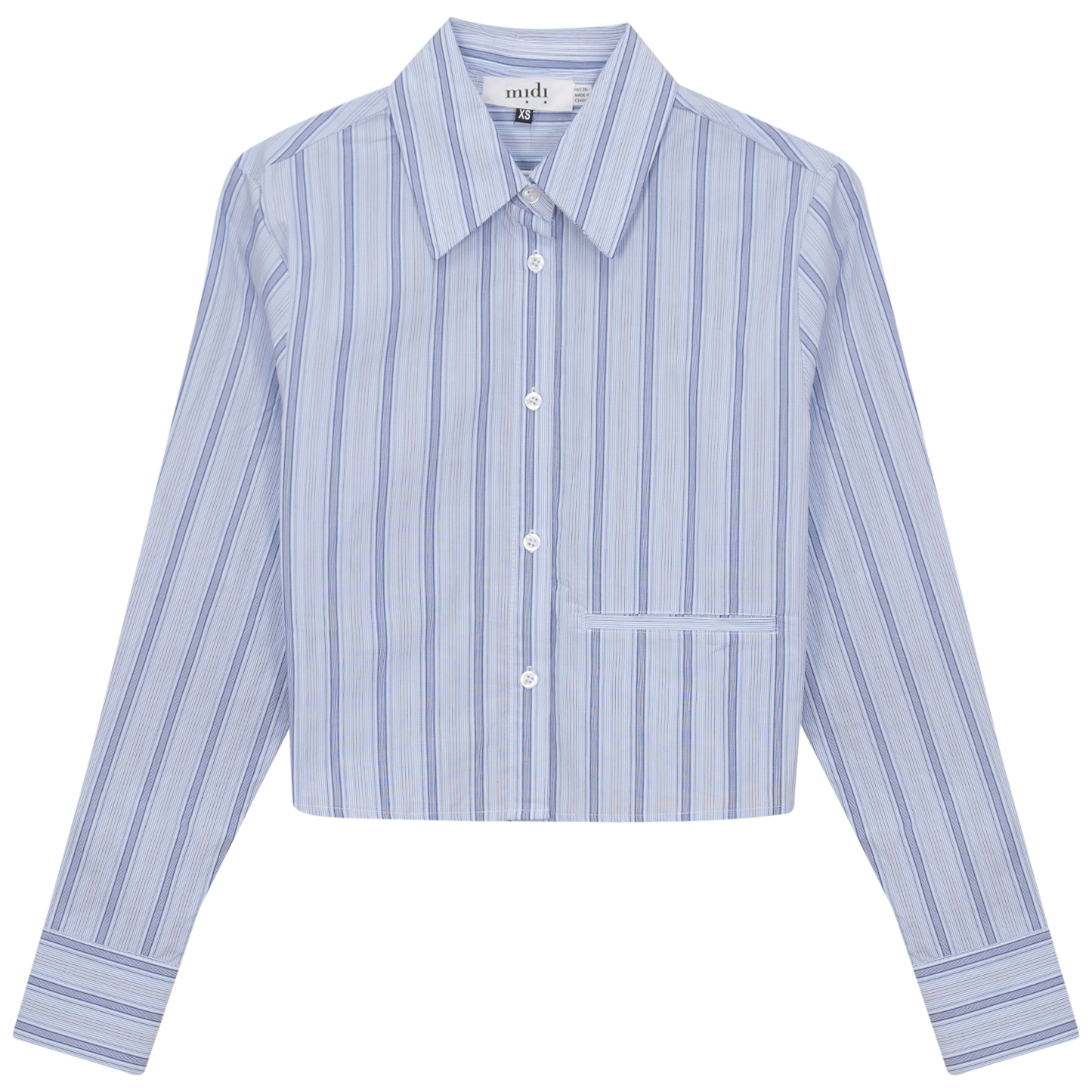 Cropped Stripped Blouse