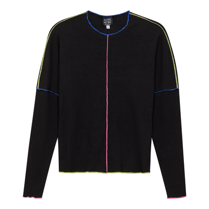 Contrast Stitch Top