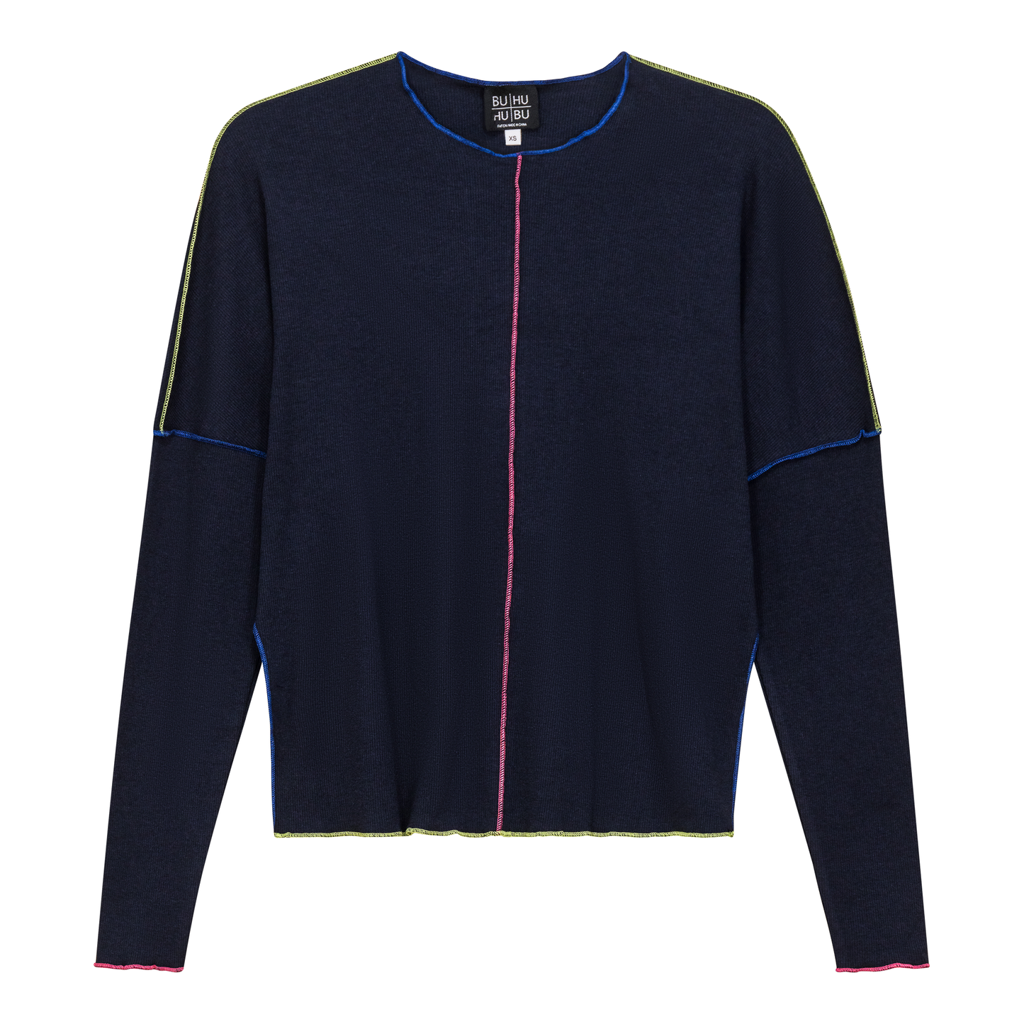 Contrast Stitch Top