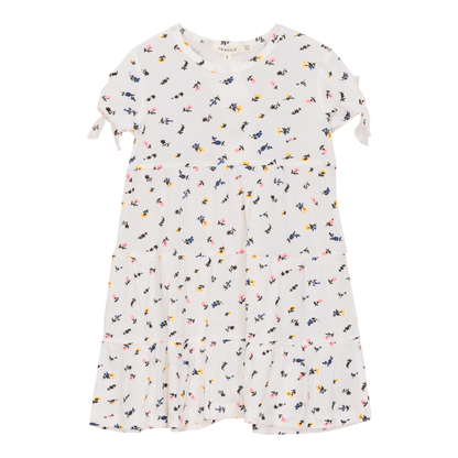 Multi Flower Print Dress