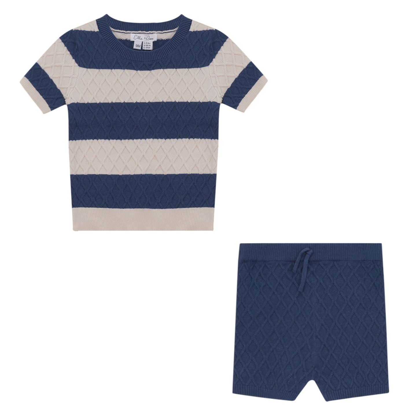 Honeycomb Stripe 2Pc Set