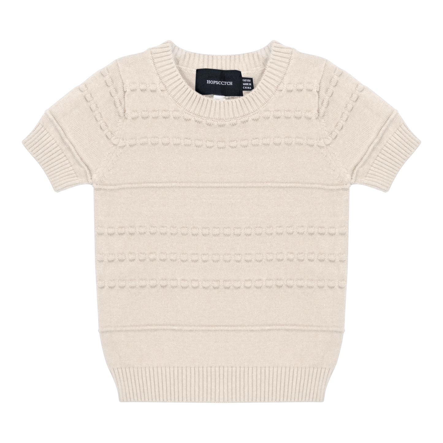 Stripe Knit Textured Sweater