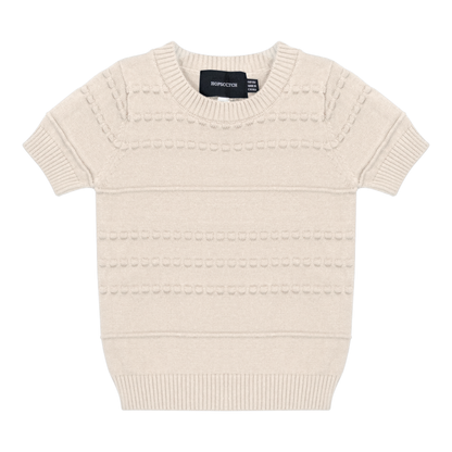 Stripe Knit Textured Sweater