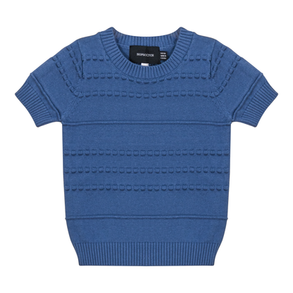 Stripe Knit Textured Sweater