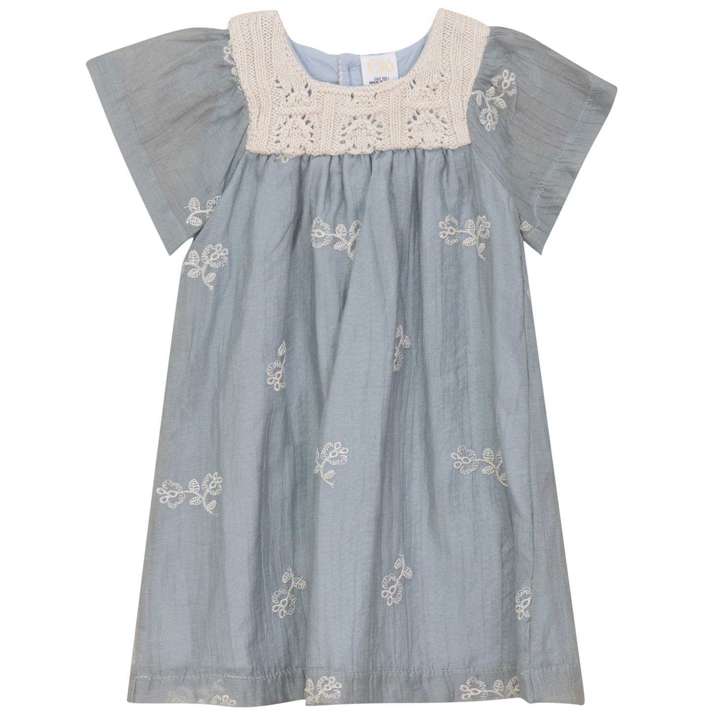 Flower Embroidered Dress