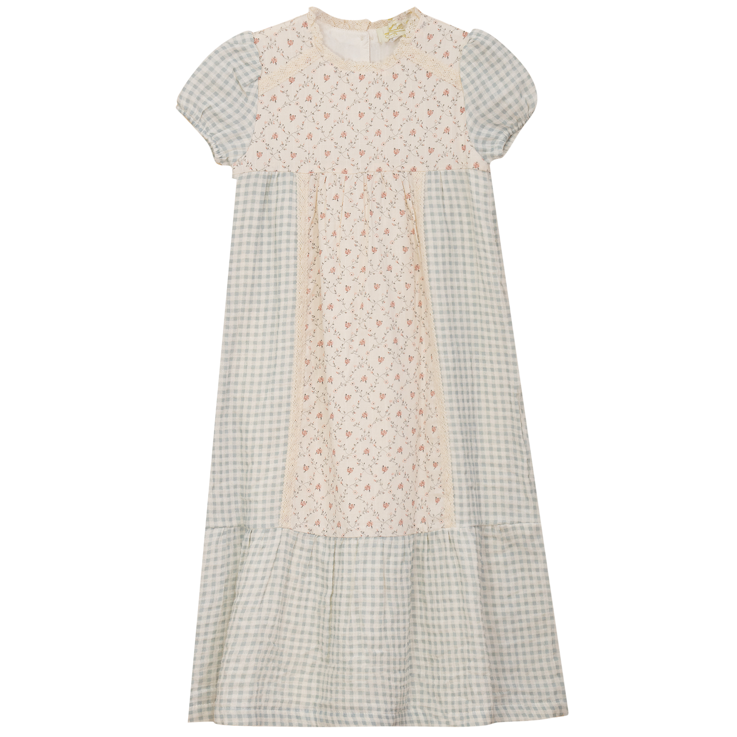 Maxi Dress with Lace Trim