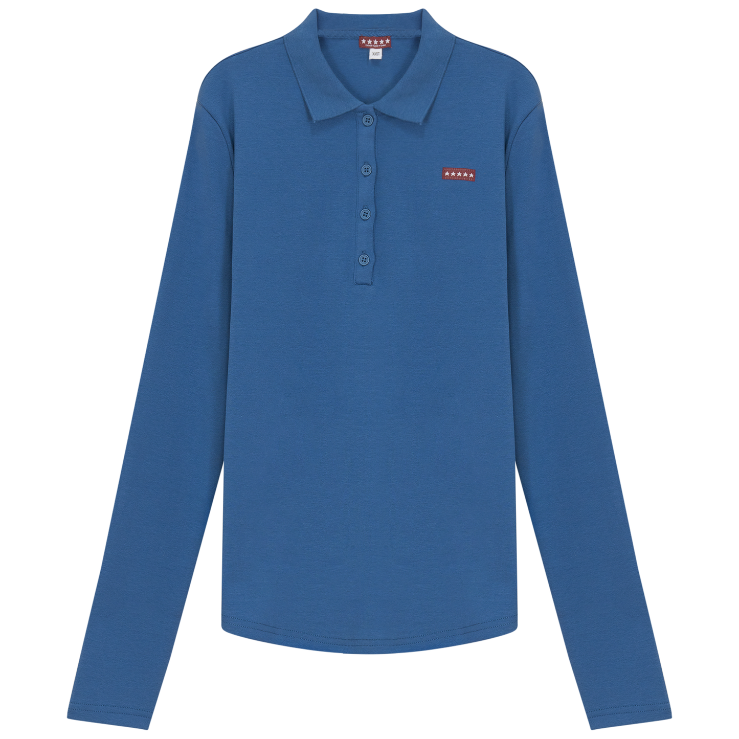 Fine Rib Polo Top