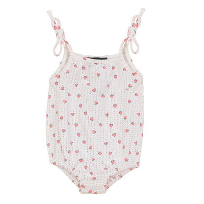 Strawberry and Pear Printed Romper
