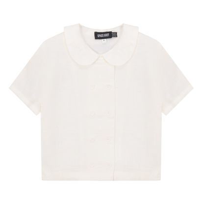 Woven Double Breasted Shirt