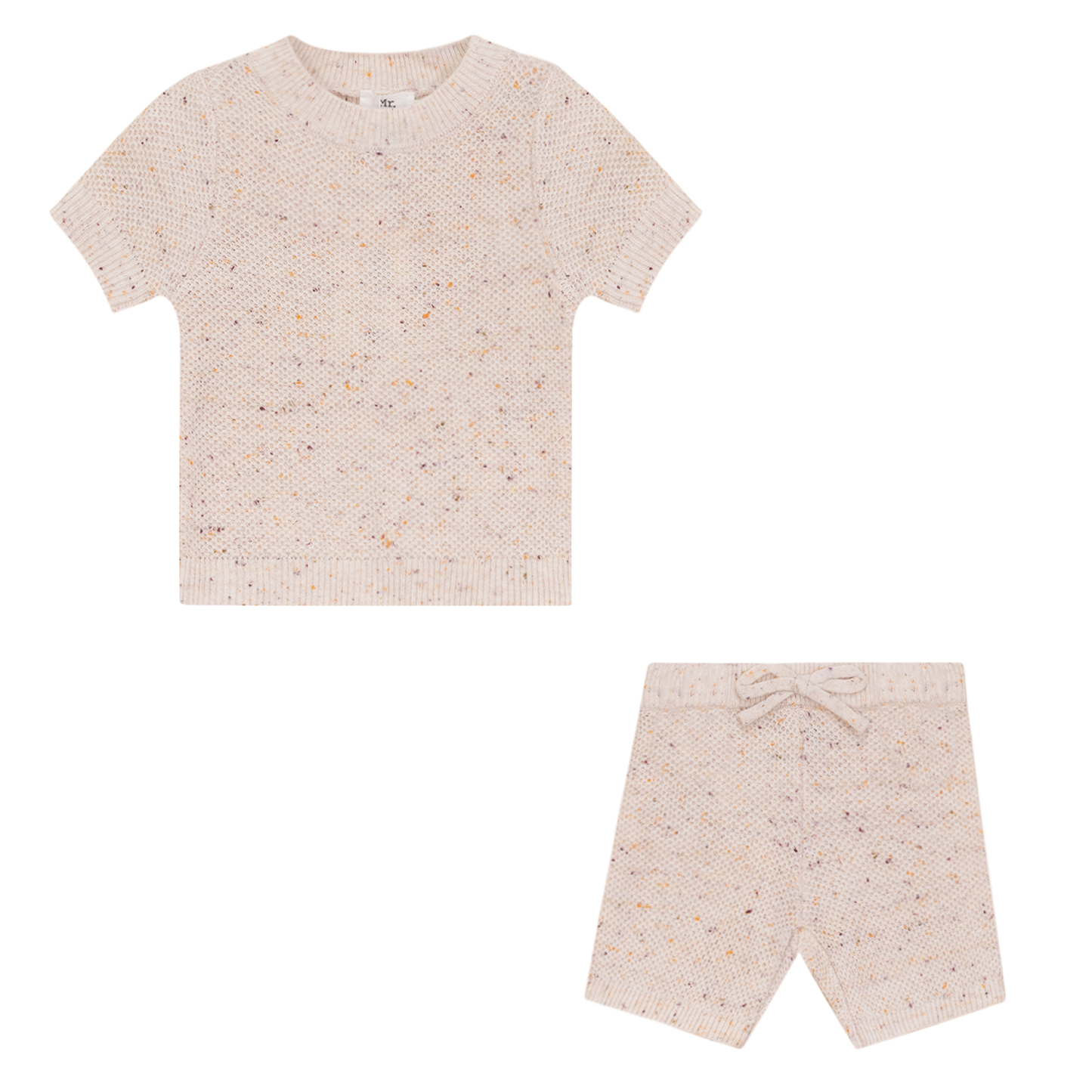 Speckled Waffle Knitted 2pc Set