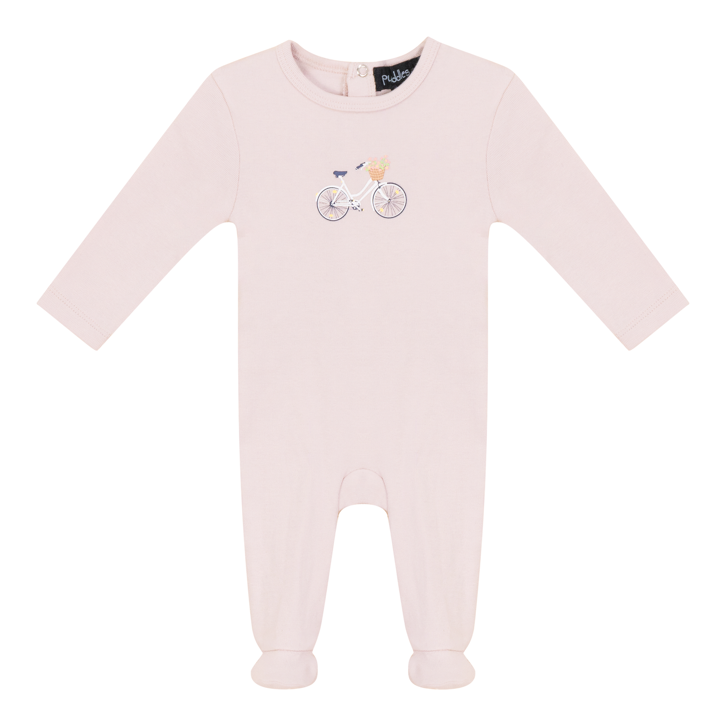 Scooter Bicycle Print Onesie