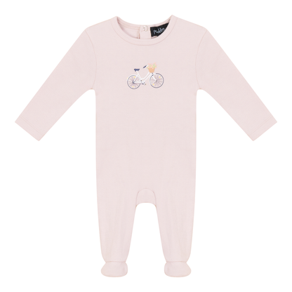 Scooter Bicycle Print Onesie