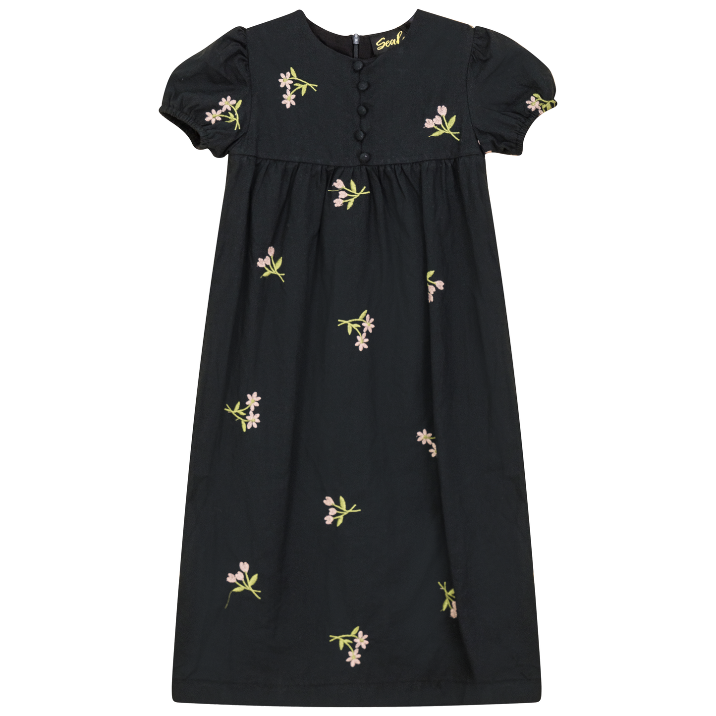 Woven Embroidered Floral Robe