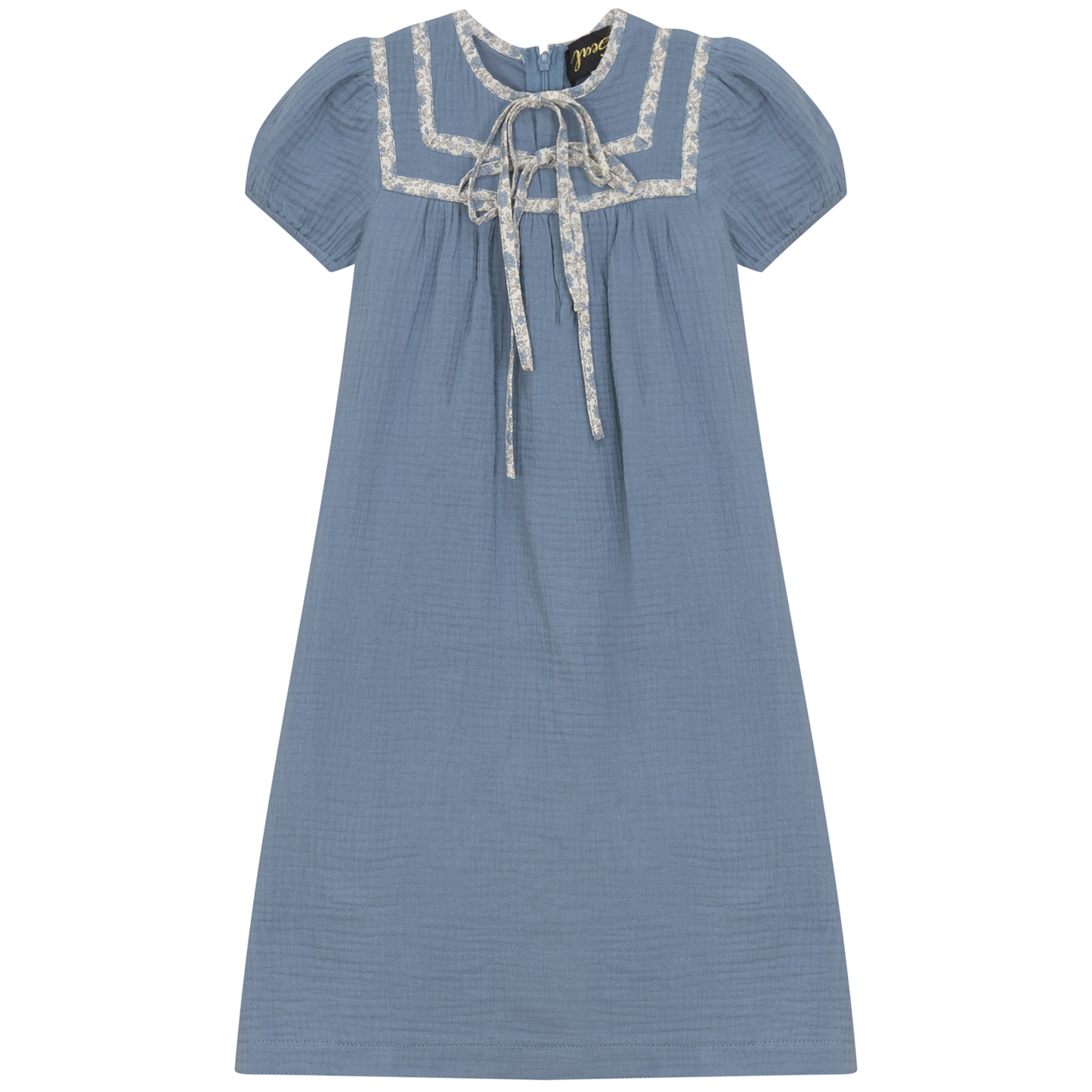 Floral Tape Gauze Robe