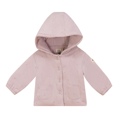 Sprinkle Print Puffy Jacket