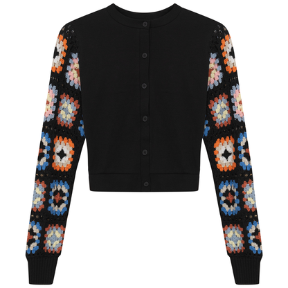 Knit Crochet Cardigan