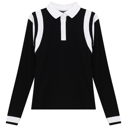 Contrast Stripe Polo