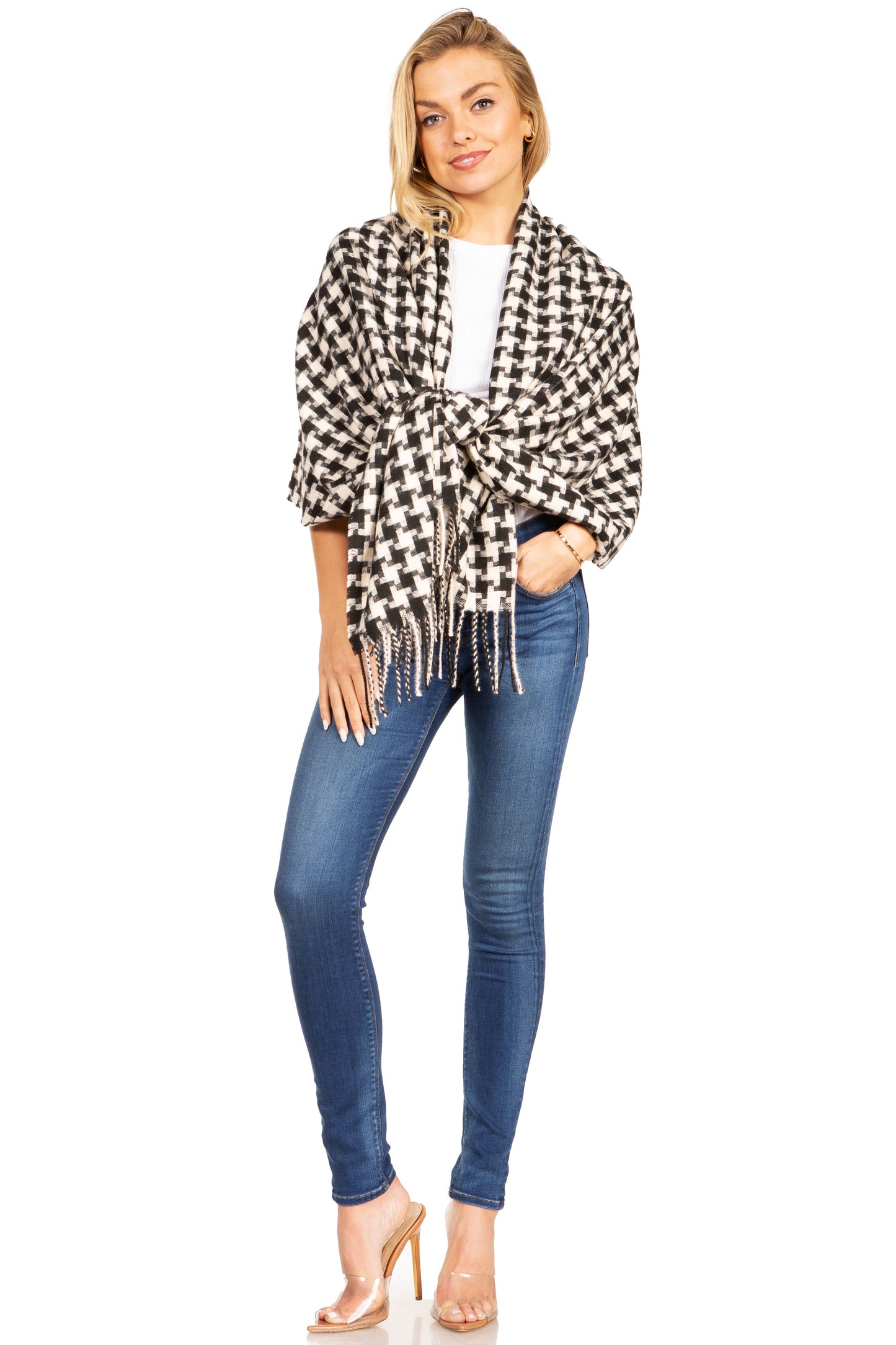 Sakkas Martinna Warm Super Soft Cashmere Feel Pashmina Shawl Wrap Scarf for Women - Weddings, Festivals, Travel & Daily Wear
