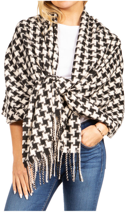Sakkas Martinna Warm Super Soft Cashmere Feel Pashmina Shawl Wrap Scarf for Women - Weddings, Festivals, Travel & Daily Wear
