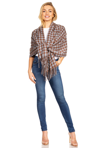 Sakkas Martinna Warm Super Soft Cashmere Feel Pashmina Shawl Wrap Scarf for Women - Weddings, Festivals, Travel & Daily Wear