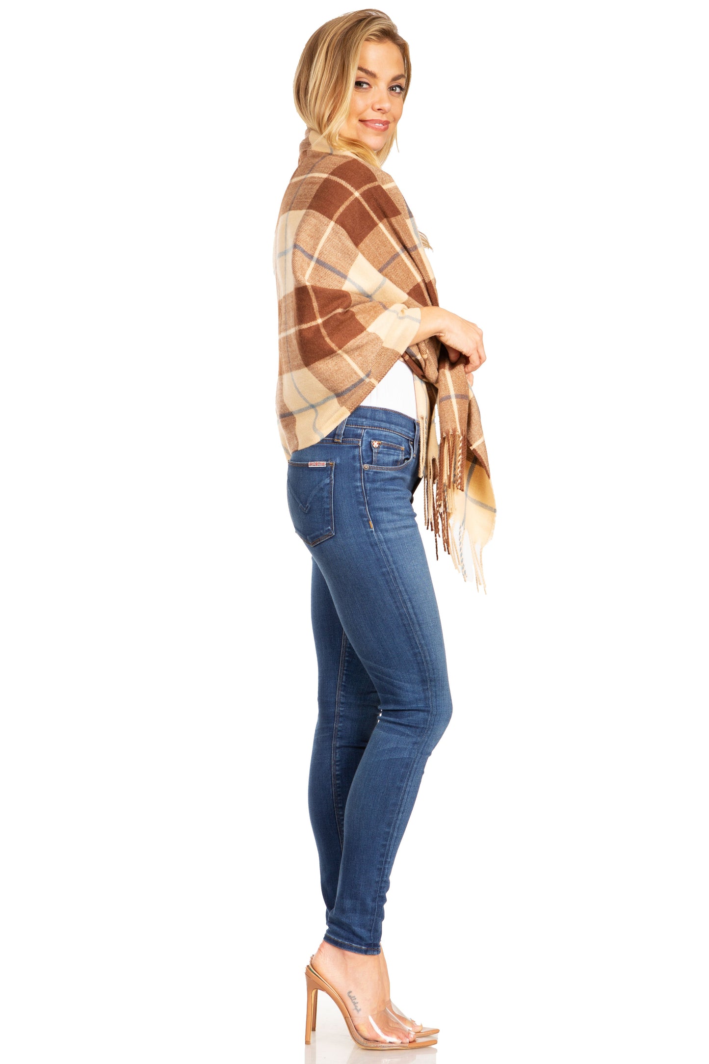 Sakkas Martinna Warm Super Soft Cashmere Feel Pashmina Shawl Wrap Scarf for Women - Weddings, Festivals, Travel & Daily Wear