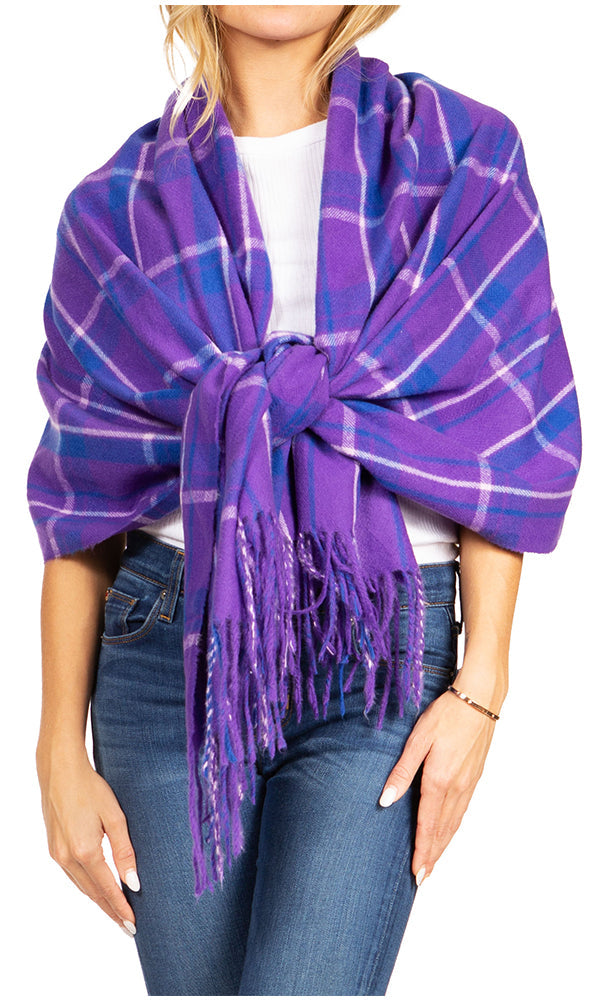 Sakkas Martinna Warm Super Soft Cashmere Feel Pashmina Shawl Wrap Scarf for Women - Weddings, Festivals, Travel & Daily Wear