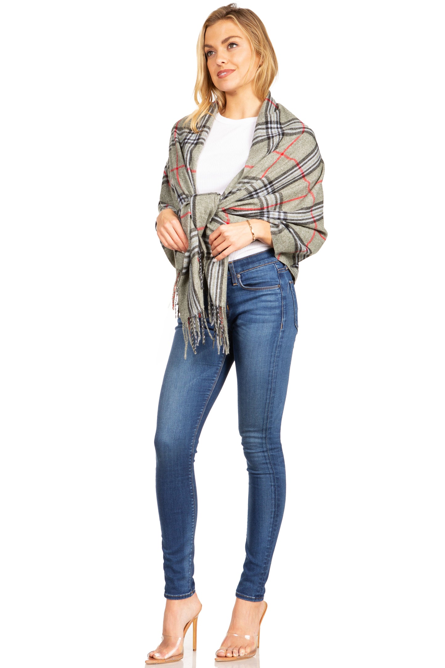 Sakkas Martinna Warm Super Soft Cashmere Feel Pashmina Shawl Wrap Scarf for Women - Weddings, Festivals, Travel & Daily Wear