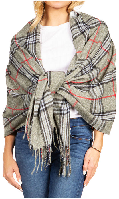 Sakkas Martinna Warm Super Soft Cashmere Feel Pashmina Shawl Wrap Scarf for Women - Weddings, Festivals, Travel & Daily Wear