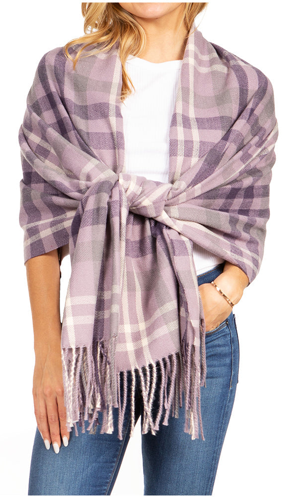 Sakkas Martinna Warm Super Soft Cashmere Feel Pashmina Shawl Wrap Scarf for Women - Weddings, Festivals, Travel & Daily Wear