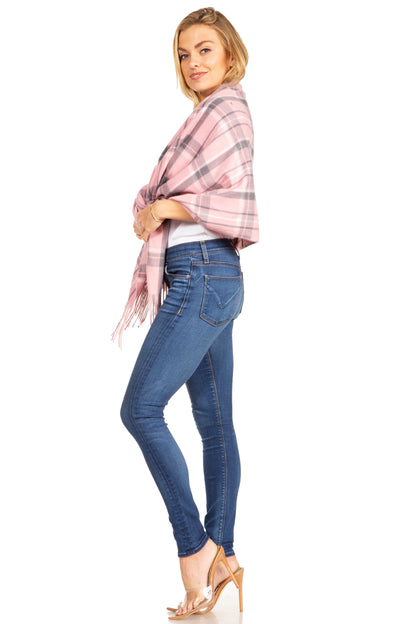Sakkas Martinna Warm Super Soft Cashmere Feel Pashmina Shawl Wrap Scarf for Women - Weddings, Festivals, Travel & Daily Wear