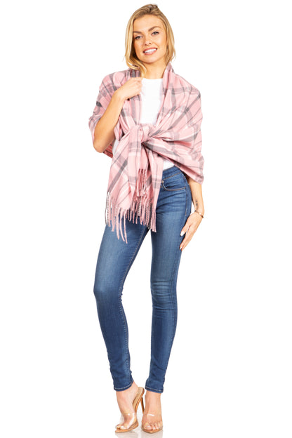 Sakkas Martinna Warm Super Soft Cashmere Feel Pashmina Shawl Wrap Scarf for Women - Weddings, Festivals, Travel & Daily Wear