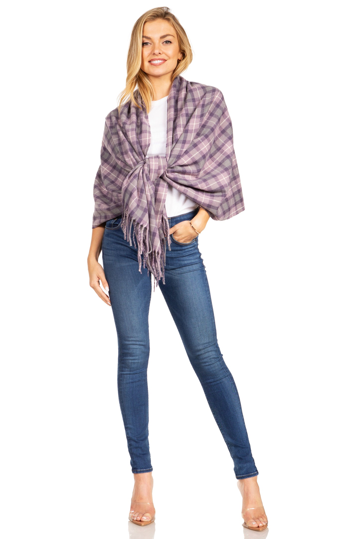 Sakkas Martinna Warm Super Soft Cashmere Feel Pashmina Shawl Wrap Scarf for Women - Weddings, Festivals, Travel & Daily Wear