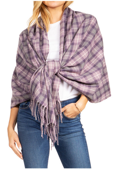 Sakkas Martinna Warm Super Soft Cashmere Feel Pashmina Shawl Wrap Scarf for Women - Weddings, Festivals, Travel & Daily Wear