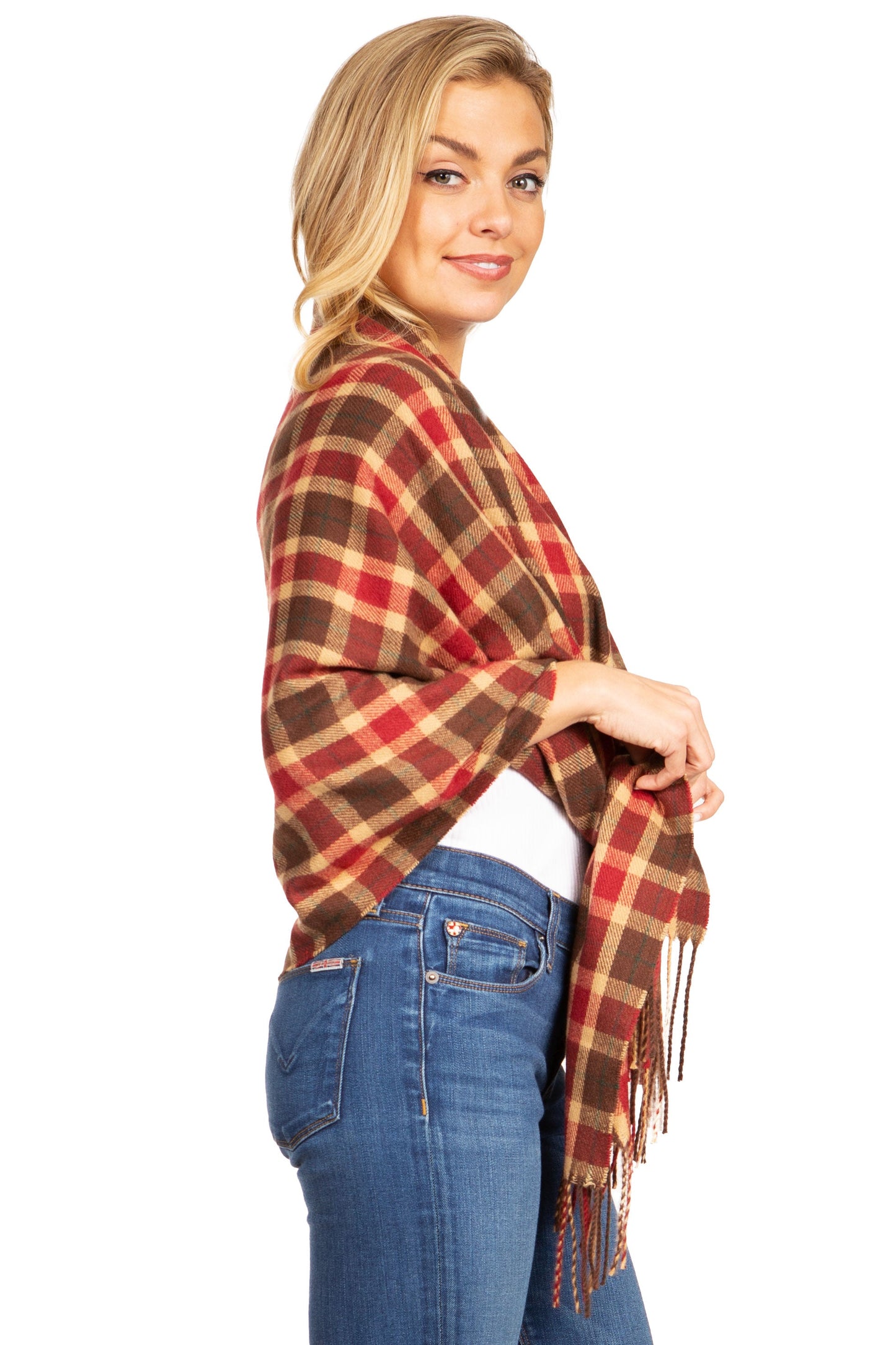 Sakkas Martinna Warm Super Soft Cashmere Feel Pashmina Shawl Wrap Scarf for Women - Weddings, Festivals, Travel & Daily Wear