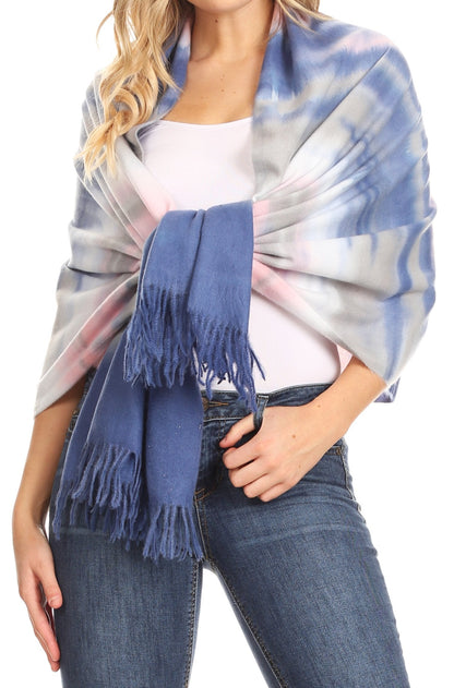 Sakkas Martinna Warm Super Soft Cashmere Feel Pashmina Shawl Wrap Scarf for Women - Weddings, Festivals, Travel & Daily Wear