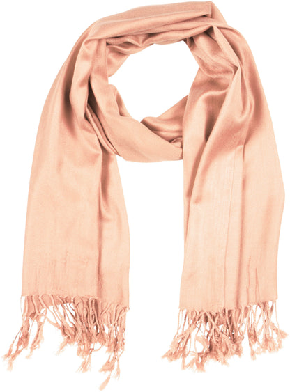 Sakkas 78" X 28" Rayon from Bamboo Soft Solid Pashmina Shawl / Wrap / Stole