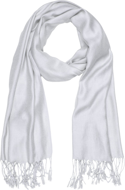 Sakkas 78" X 28" Rayon from Bamboo Soft Solid Pashmina Shawl / Wrap / Stole
