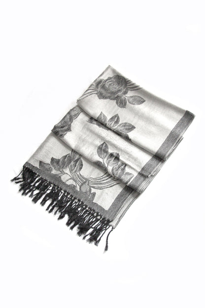 Sakkas Two Tone Rose Pashmina Scarf / Stole / Wrap