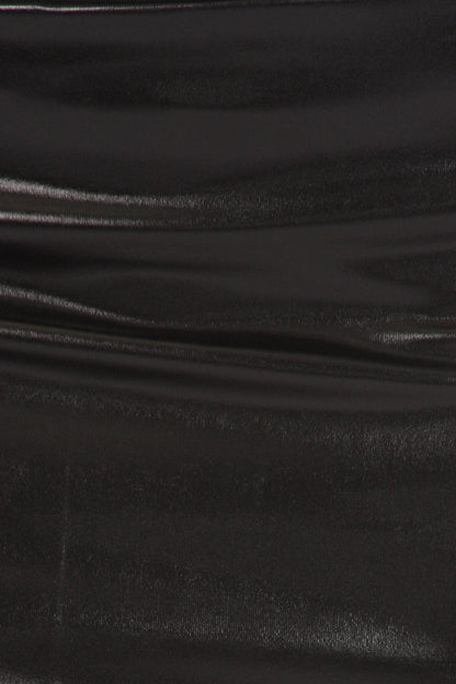 Sakkas Women's Shiny Metallic Liquid High Waist Pencil Skirt