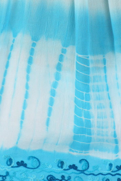 Sakkas Ombre Tie Dye Gauzy Crepe Sleeveless Relaxed Fit Top / Blouse