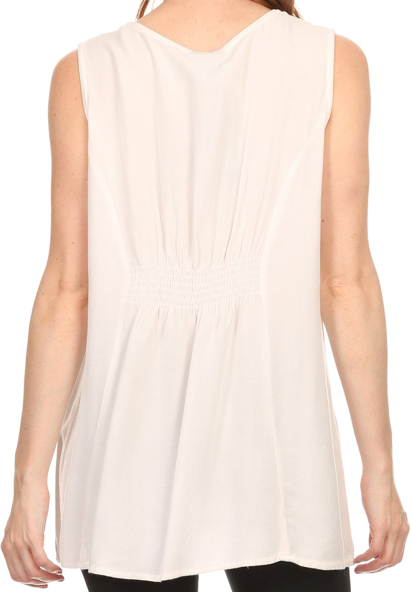 Sakkas Anika Stonewashed Rayon Blouse