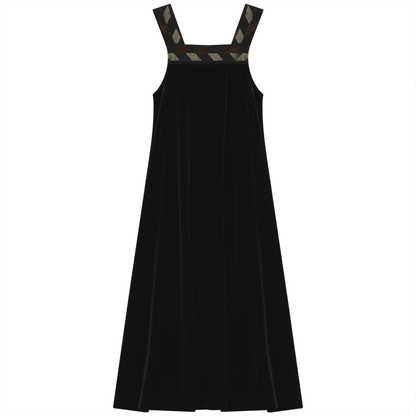 Special Leopard Elastic Ribbon Dress