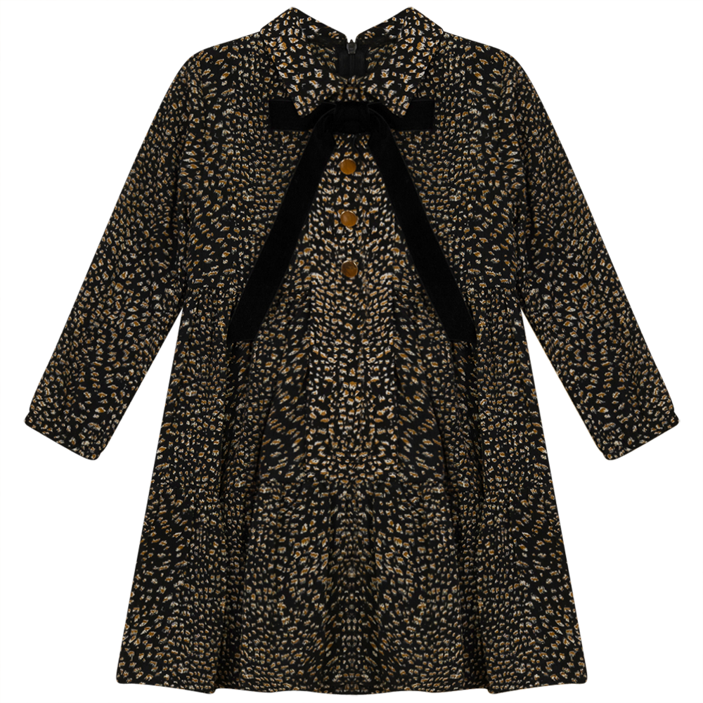 Tiered Dress With Front Placket