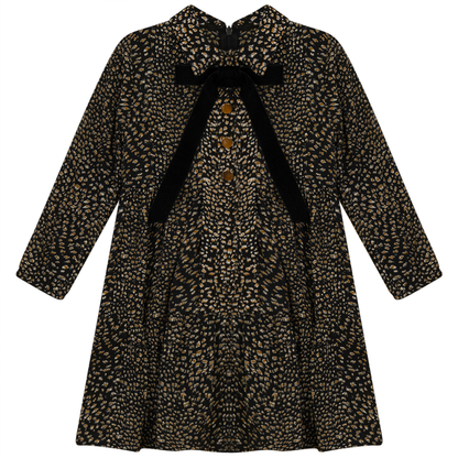 Tiered Dress With Front Placket