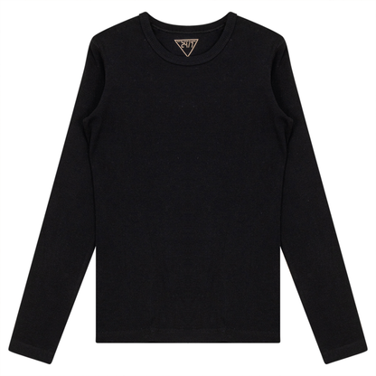 Long Sleeve Ribbed Tee