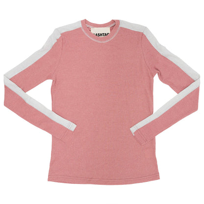 Shimmer Rib Contrast  Top
