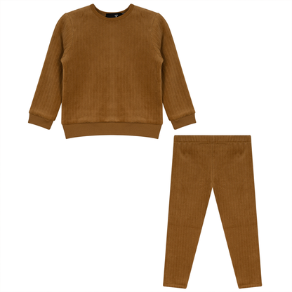 Wide Rib Velour 2 PC Set