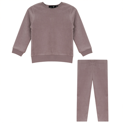 Wide Rib Velour 2 PC Set
