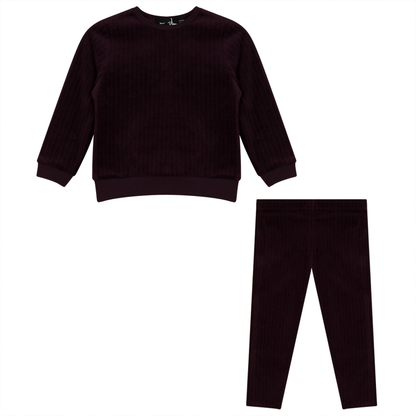 Wide Rib Velour 2 PC Set
